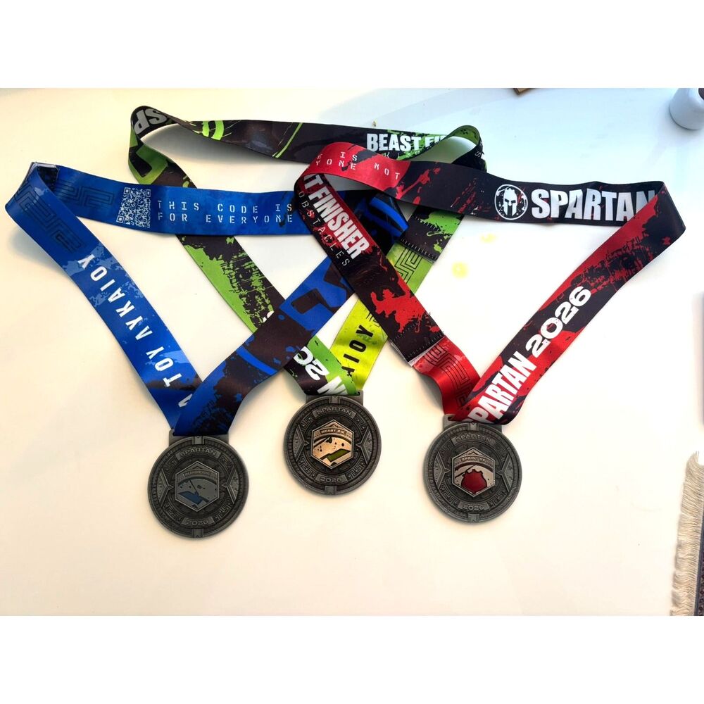 Spartan Trifecta Bundle 2026 Finishers Medals